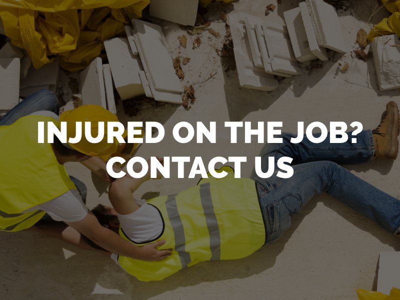 Injured On the Job? Contact us