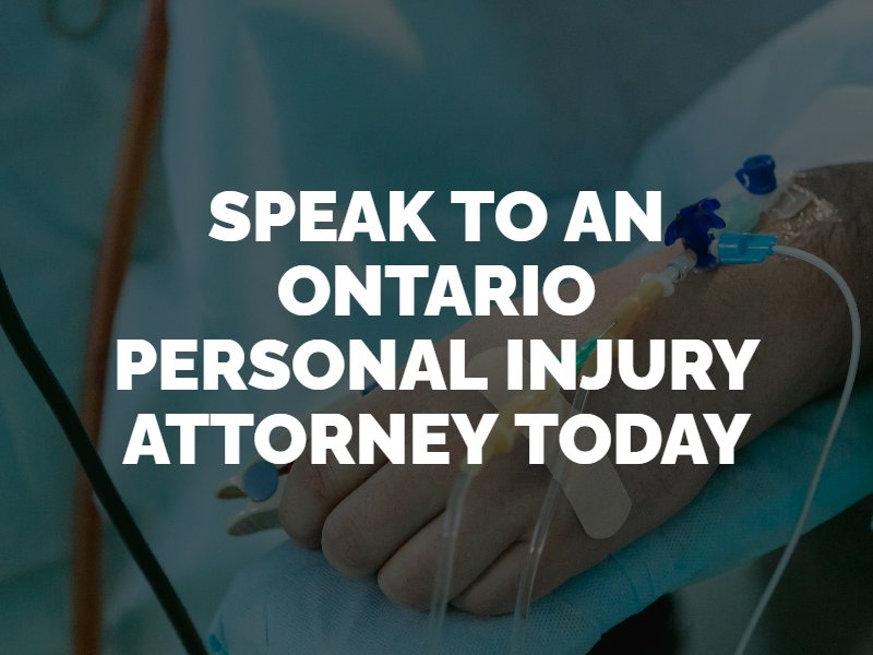 Speak To An Ontario Personal Injury Attorney Today