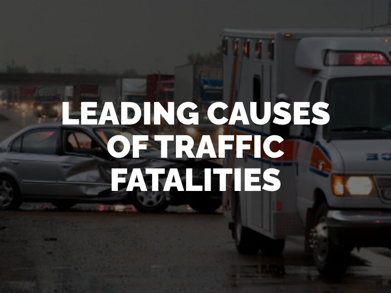 Common causes of traffic fatalities in california