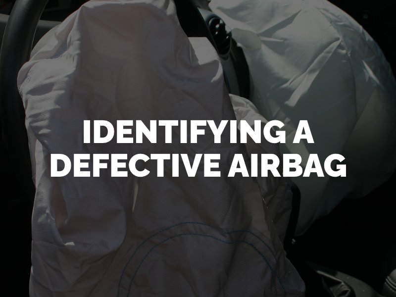 Common ways airbags are defective