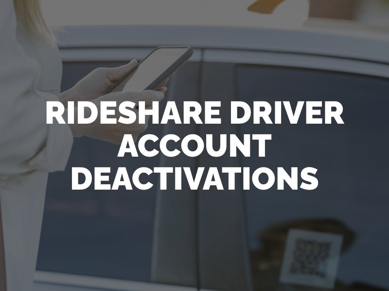 rideshare driver accident account deactivations