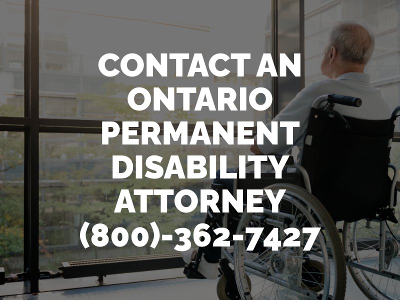 Contact An Ontario Permanent Disability Attorney
